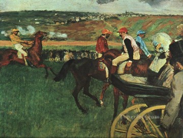 En las carreras Edgar Degas Pinturas al óleo